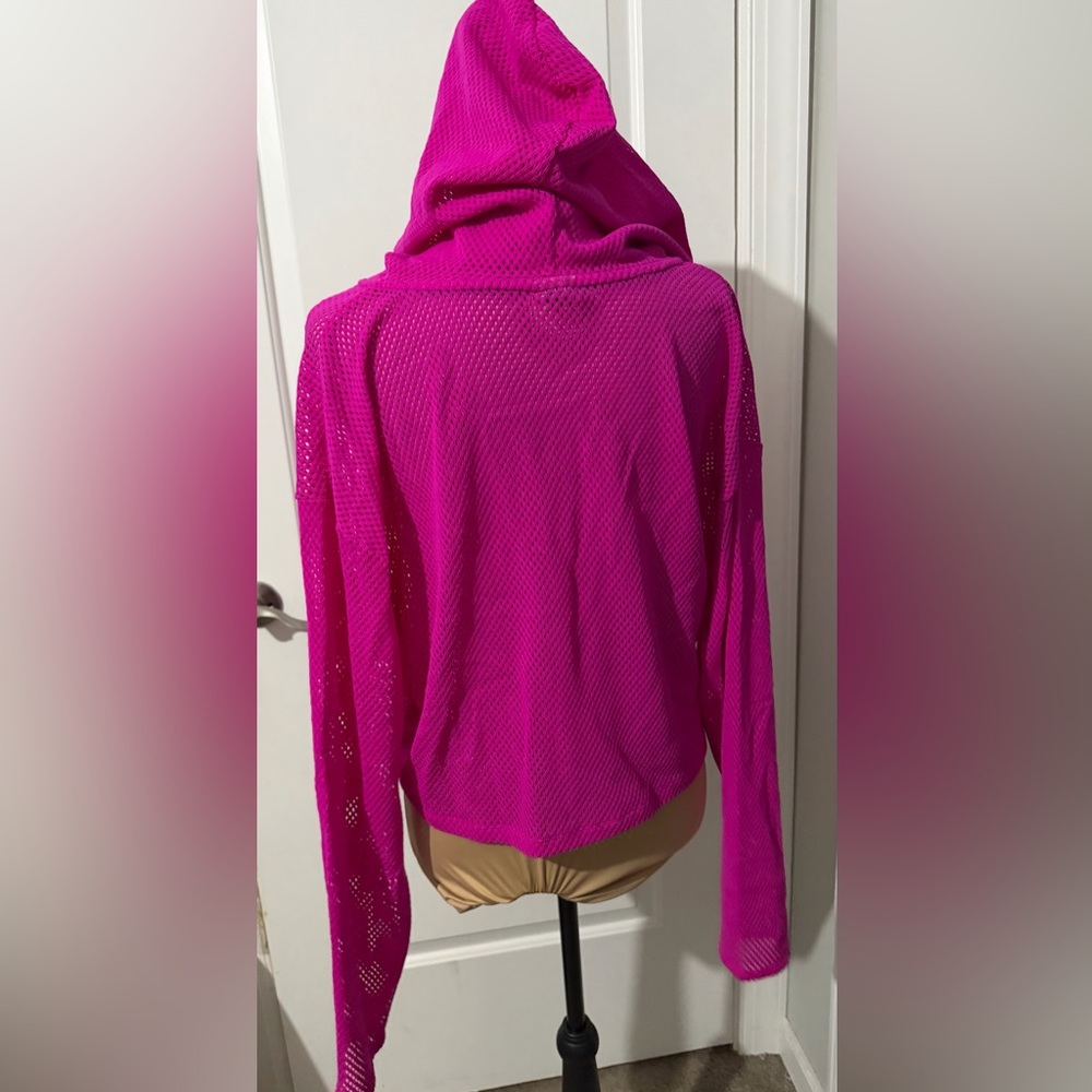 SHEFIT Hot Pink Mesh Fabric - Picture 3 of 5
